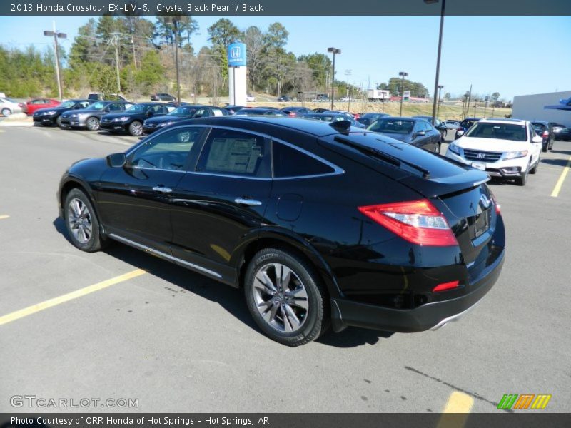 Crystal Black Pearl / Black 2013 Honda Crosstour EX-L V-6
