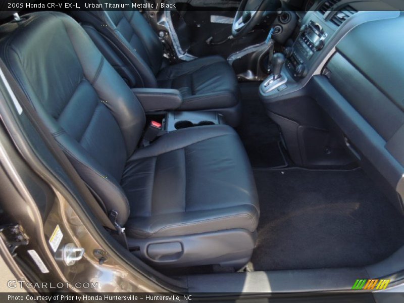 Urban Titanium Metallic / Black 2009 Honda CR-V EX-L