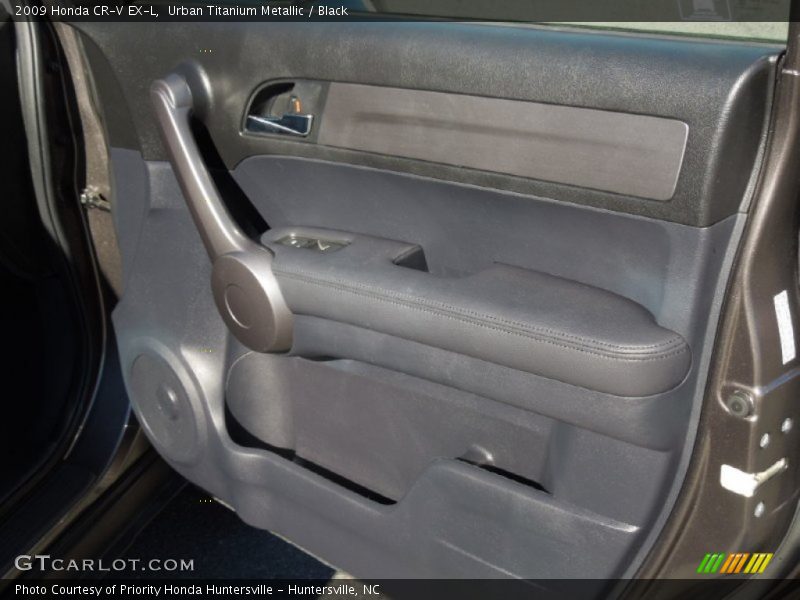 Urban Titanium Metallic / Black 2009 Honda CR-V EX-L