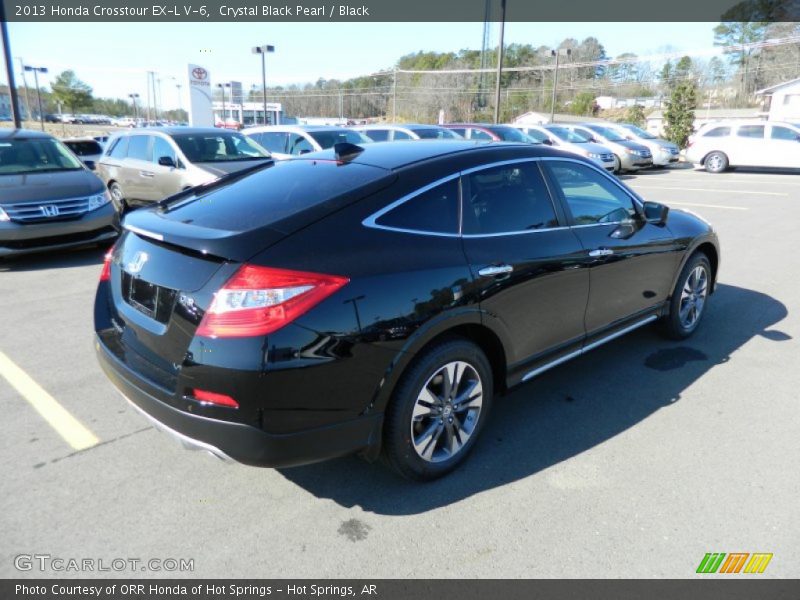 Crystal Black Pearl / Black 2013 Honda Crosstour EX-L V-6