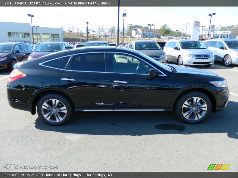 Crystal Black Pearl / Black 2013 Honda Crosstour EX-L V-6