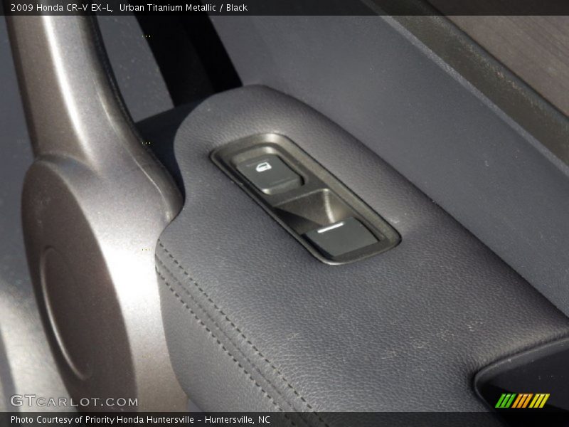 Urban Titanium Metallic / Black 2009 Honda CR-V EX-L
