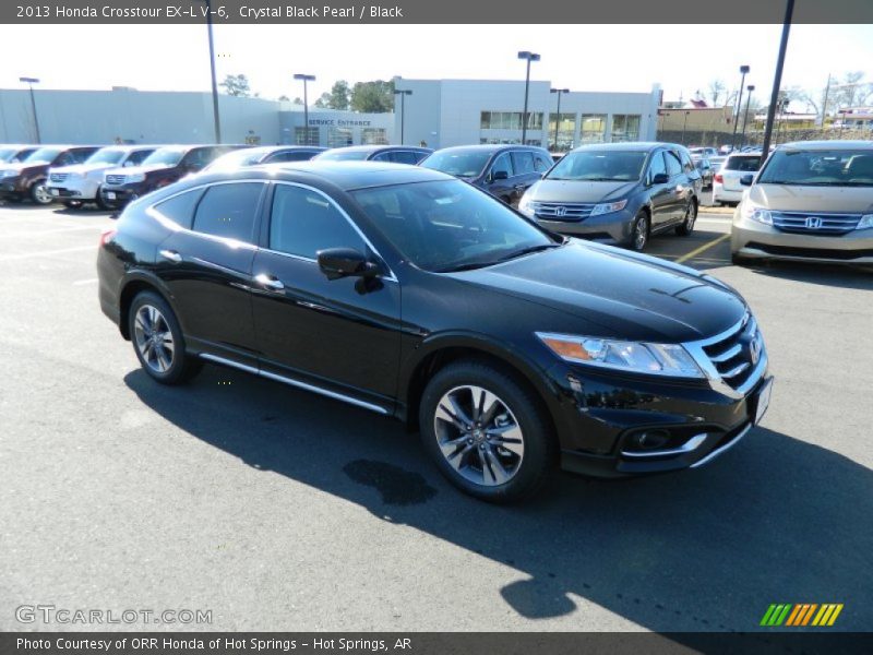Crystal Black Pearl / Black 2013 Honda Crosstour EX-L V-6