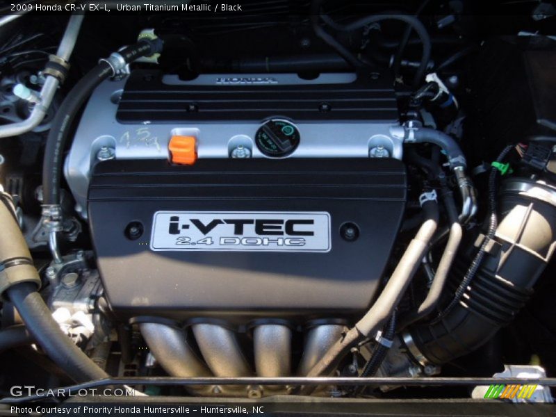 Urban Titanium Metallic / Black 2009 Honda CR-V EX-L