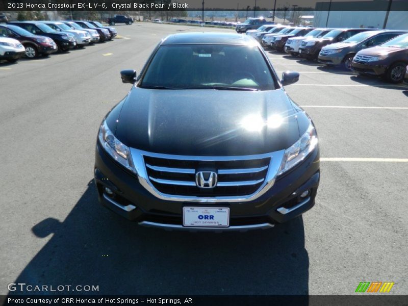Crystal Black Pearl / Black 2013 Honda Crosstour EX-L V-6