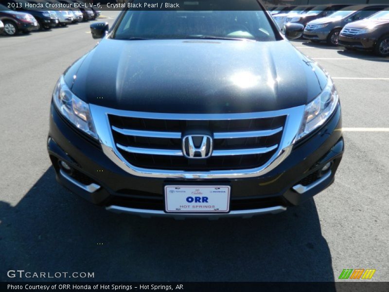 Crystal Black Pearl / Black 2013 Honda Crosstour EX-L V-6