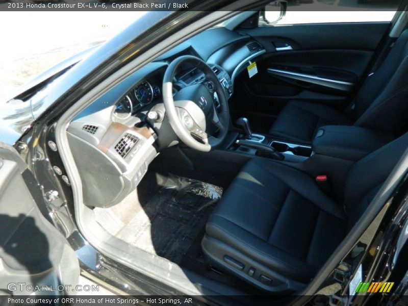 Crystal Black Pearl / Black 2013 Honda Crosstour EX-L V-6