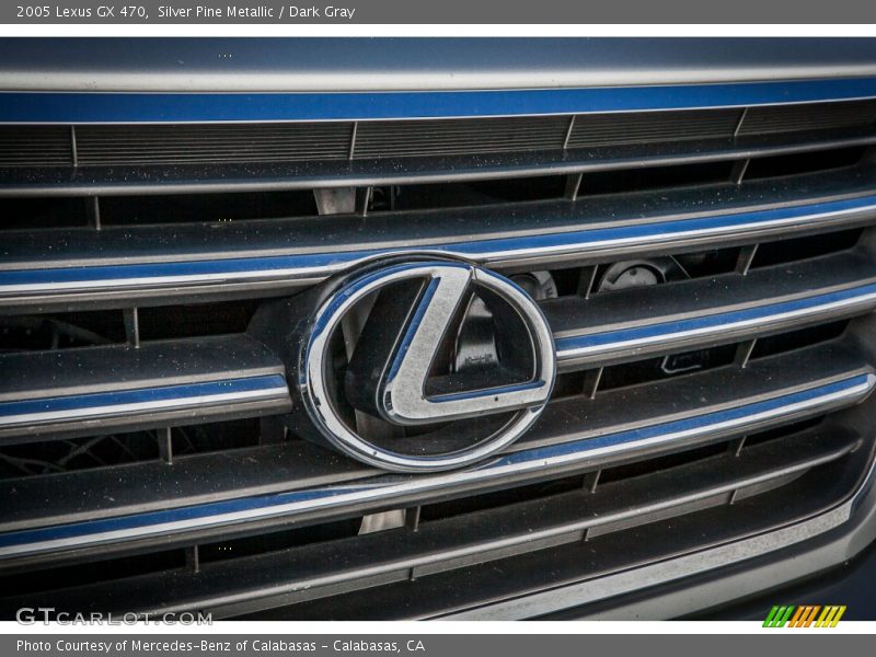 Silver Pine Metallic / Dark Gray 2005 Lexus GX 470