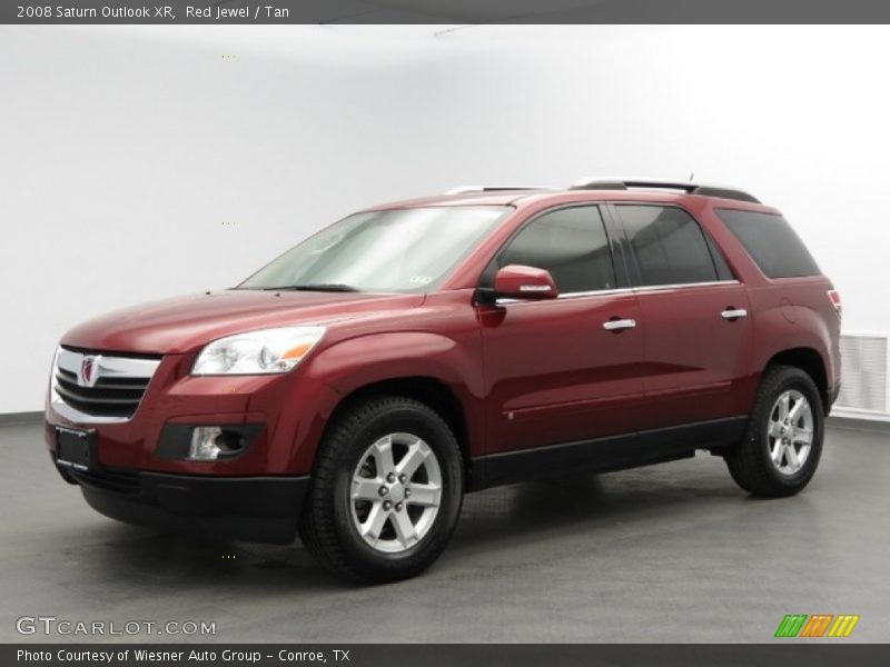 Red Jewel / Tan 2008 Saturn Outlook XR