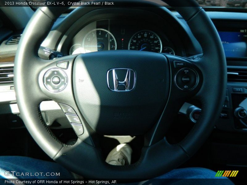 Crystal Black Pearl / Black 2013 Honda Crosstour EX-L V-6
