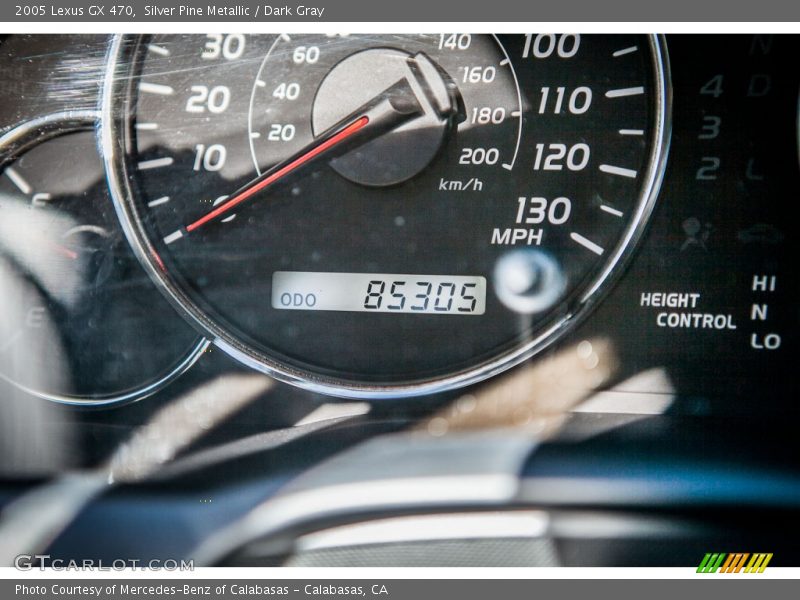 Silver Pine Metallic / Dark Gray 2005 Lexus GX 470