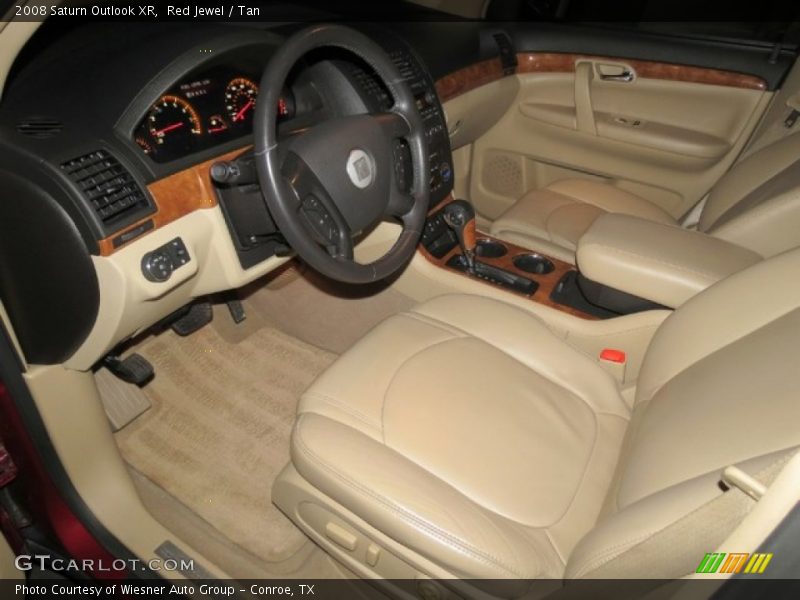 Red Jewel / Tan 2008 Saturn Outlook XR