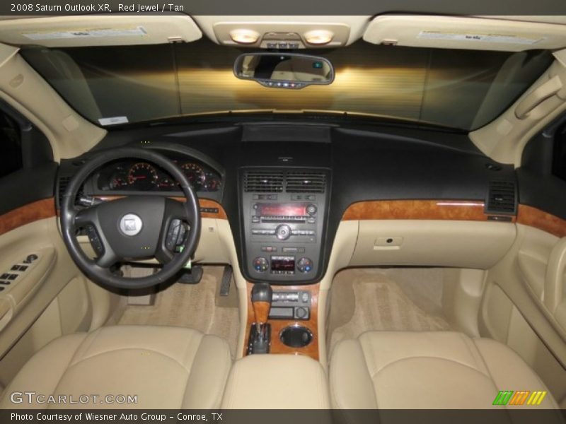 Red Jewel / Tan 2008 Saturn Outlook XR