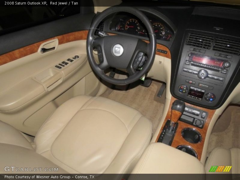 Red Jewel / Tan 2008 Saturn Outlook XR