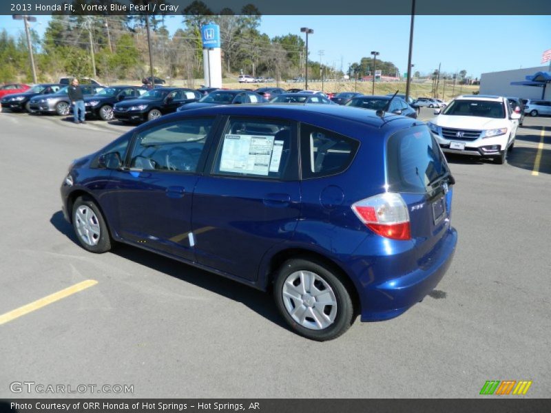 Vortex Blue Pearl / Gray 2013 Honda Fit