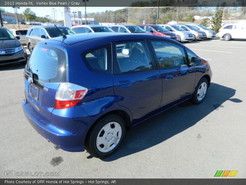 Vortex Blue Pearl / Gray 2013 Honda Fit
