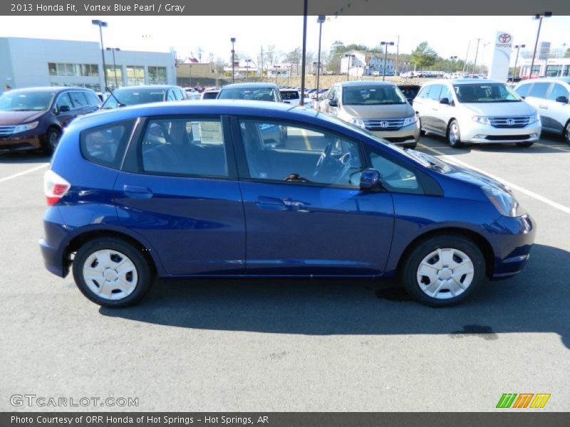 Vortex Blue Pearl / Gray 2013 Honda Fit