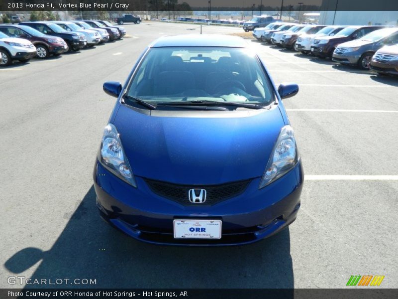 Vortex Blue Pearl / Gray 2013 Honda Fit