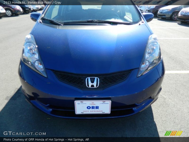 Vortex Blue Pearl / Gray 2013 Honda Fit