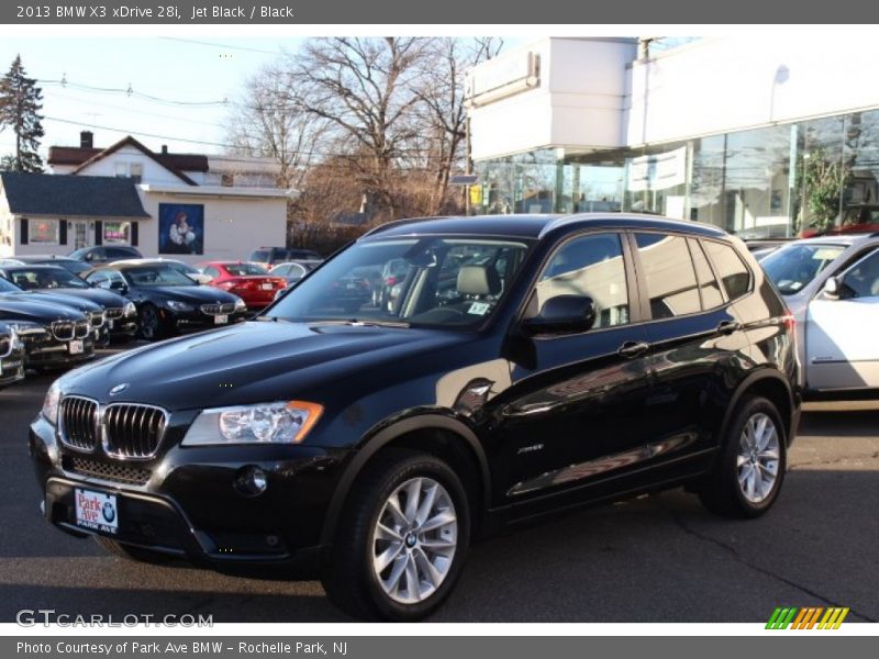 Jet Black / Black 2013 BMW X3 xDrive 28i