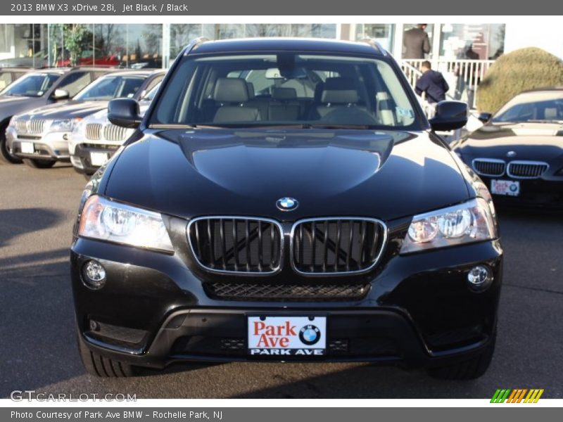 Jet Black / Black 2013 BMW X3 xDrive 28i