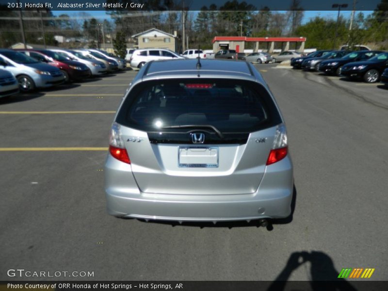 Alabaster Silver Metallic / Gray 2013 Honda Fit