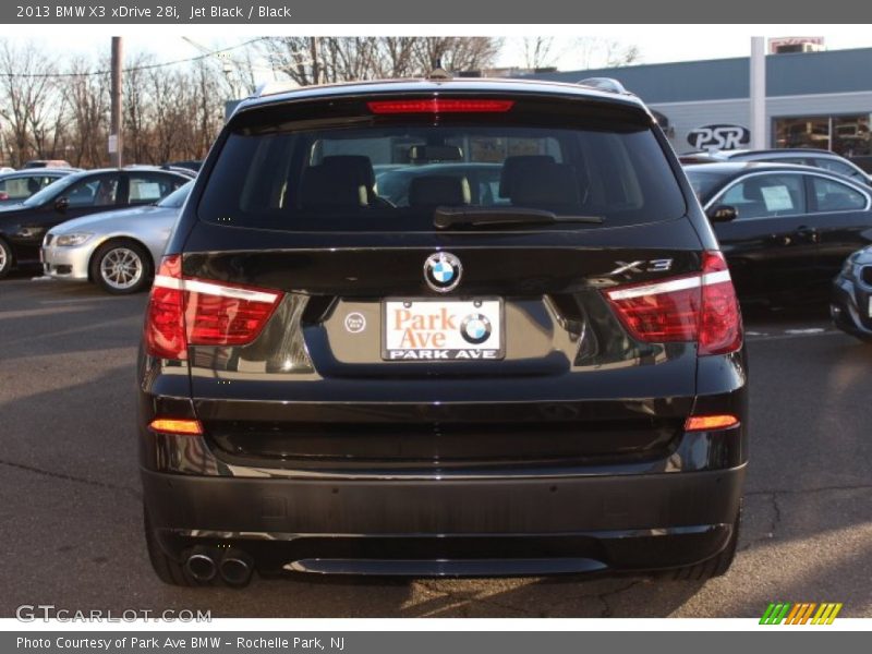 Jet Black / Black 2013 BMW X3 xDrive 28i