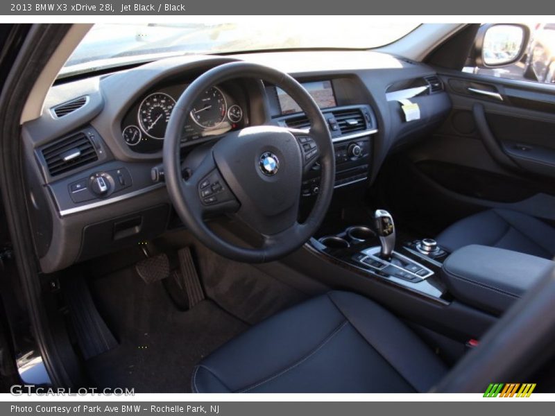 Jet Black / Black 2013 BMW X3 xDrive 28i