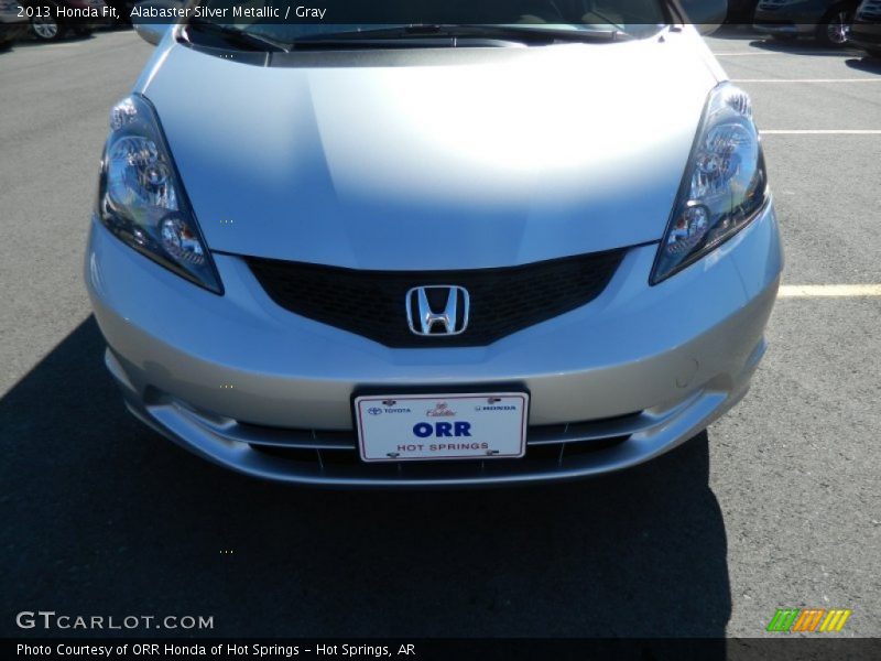 Alabaster Silver Metallic / Gray 2013 Honda Fit