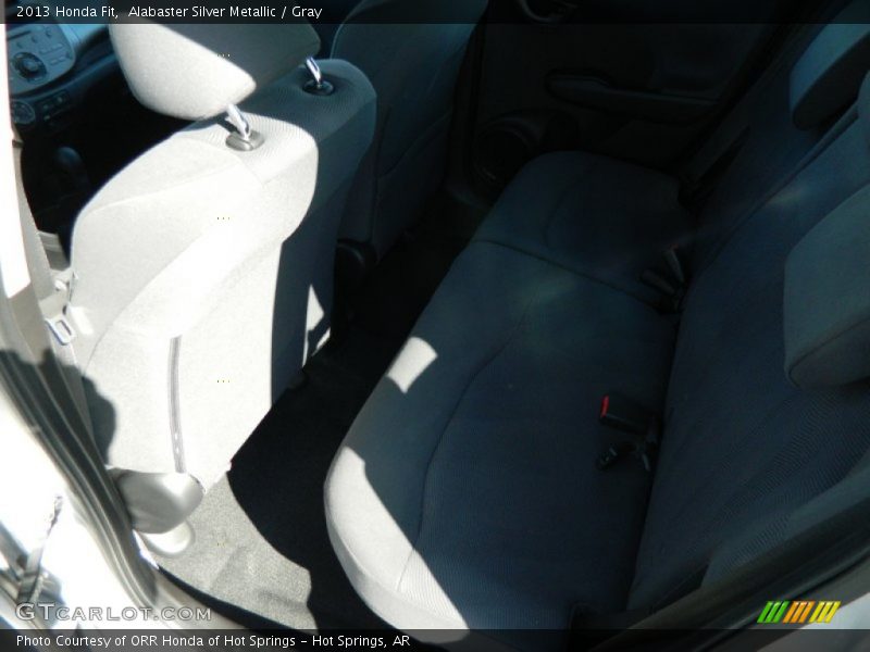 Alabaster Silver Metallic / Gray 2013 Honda Fit