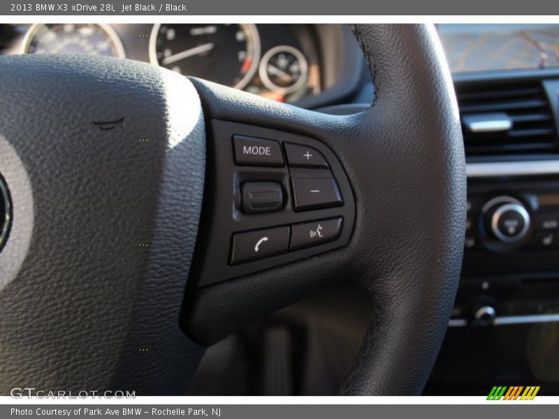 Jet Black / Black 2013 BMW X3 xDrive 28i