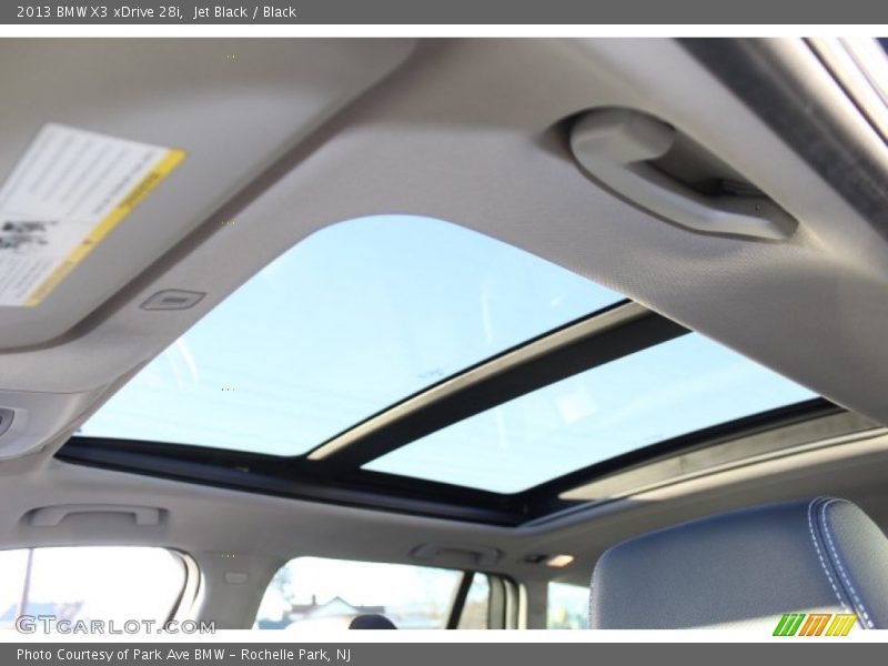 Jet Black / Black 2013 BMW X3 xDrive 28i