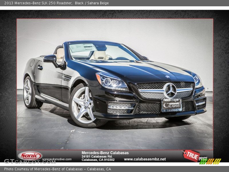 Black / Sahara Beige 2013 Mercedes-Benz SLK 250 Roadster