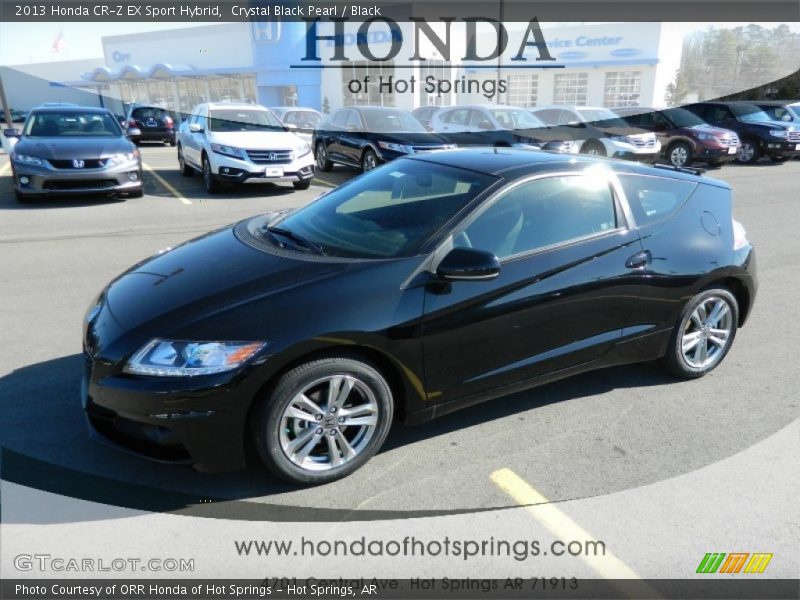 Crystal Black Pearl / Black 2013 Honda CR-Z EX Sport Hybrid