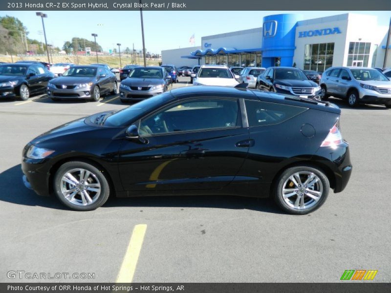 Crystal Black Pearl / Black 2013 Honda CR-Z EX Sport Hybrid