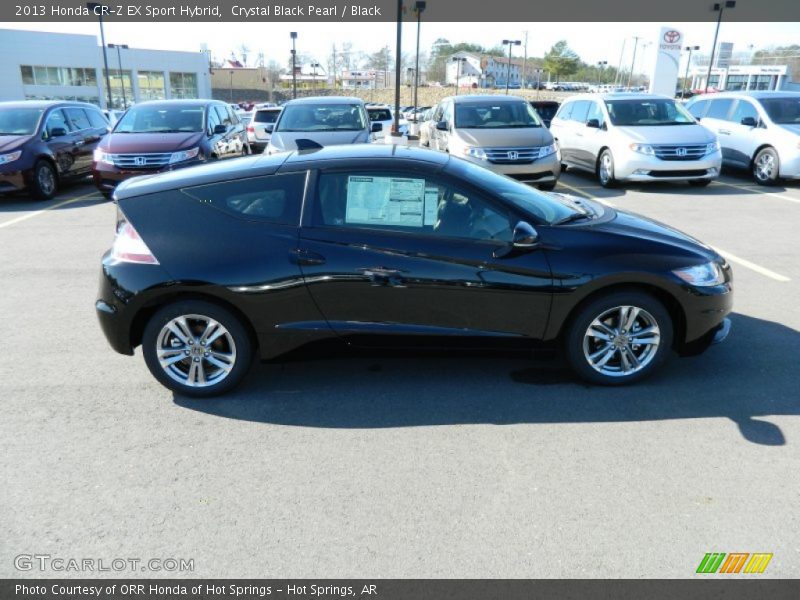 Crystal Black Pearl / Black 2013 Honda CR-Z EX Sport Hybrid