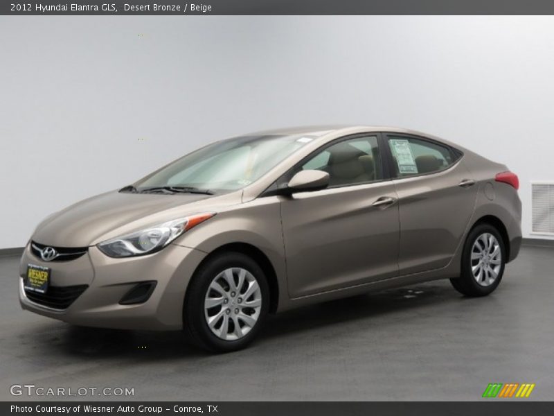 Desert Bronze / Beige 2012 Hyundai Elantra GLS