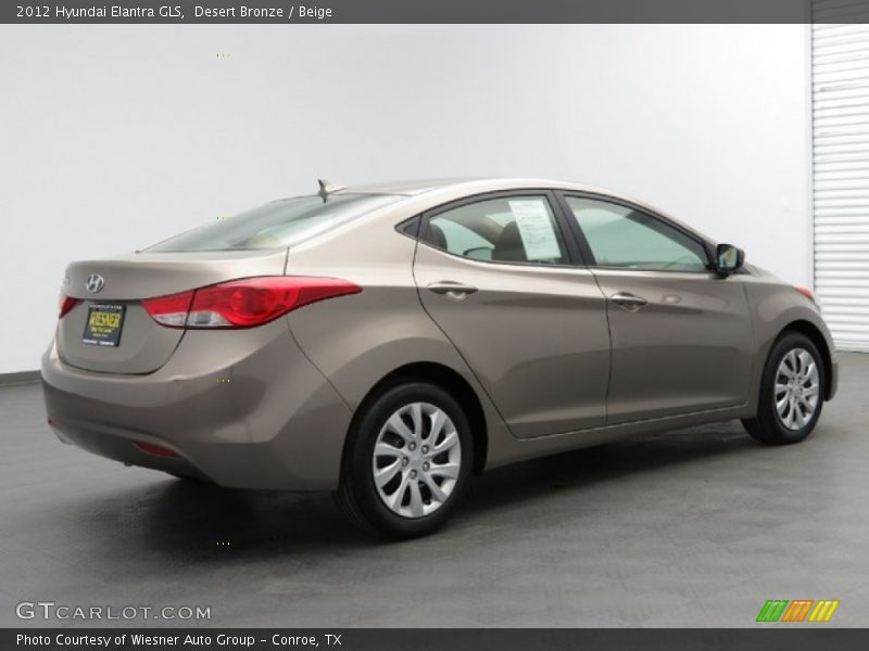 Desert Bronze / Beige 2012 Hyundai Elantra GLS