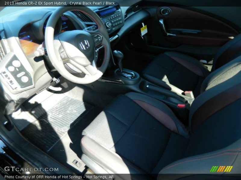 Crystal Black Pearl / Black 2013 Honda CR-Z EX Sport Hybrid