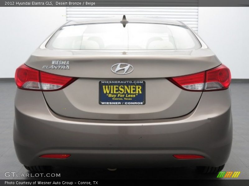 Desert Bronze / Beige 2012 Hyundai Elantra GLS