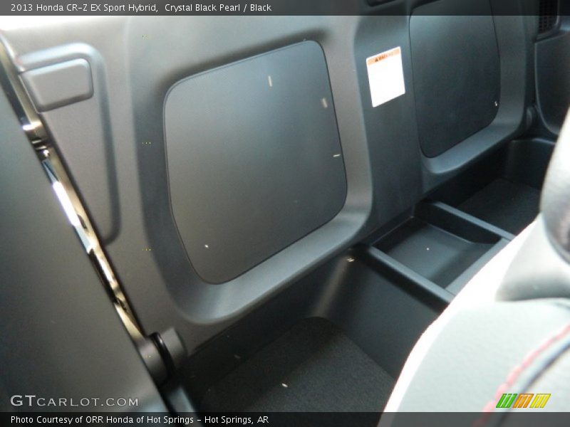 Crystal Black Pearl / Black 2013 Honda CR-Z EX Sport Hybrid