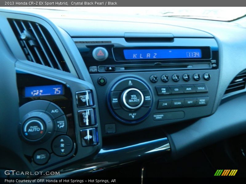Crystal Black Pearl / Black 2013 Honda CR-Z EX Sport Hybrid