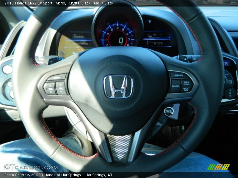 Crystal Black Pearl / Black 2013 Honda CR-Z EX Sport Hybrid