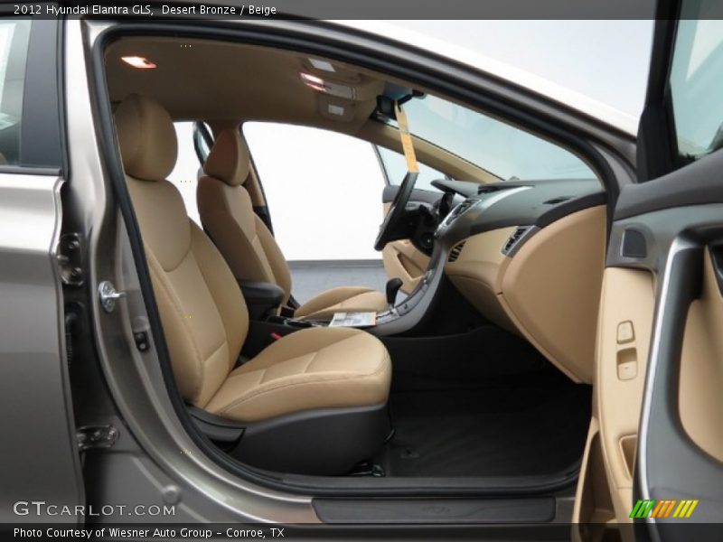 Desert Bronze / Beige 2012 Hyundai Elantra GLS