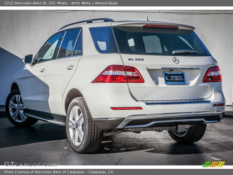 Arctic White / Almond Beige 2013 Mercedes-Benz ML 350 4Matic