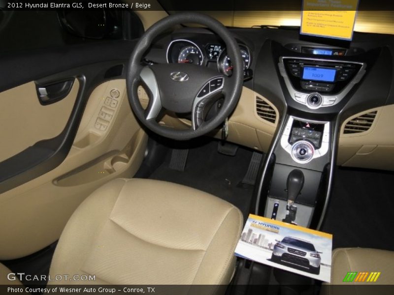 Desert Bronze / Beige 2012 Hyundai Elantra GLS