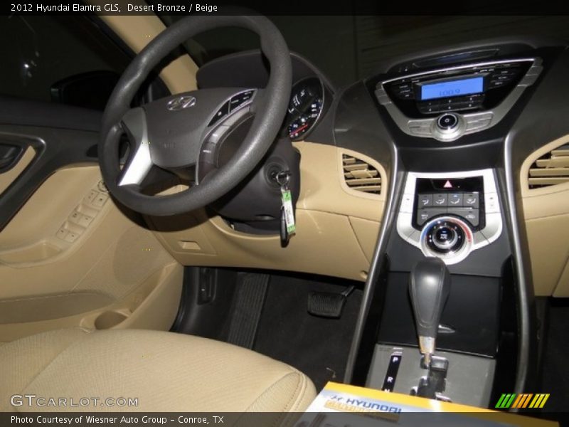 Desert Bronze / Beige 2012 Hyundai Elantra GLS