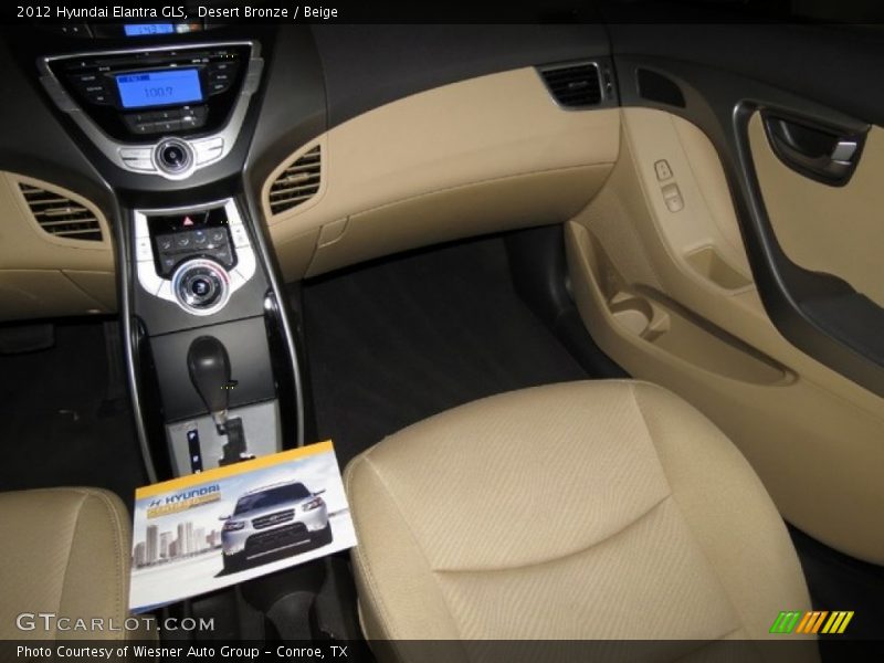 Desert Bronze / Beige 2012 Hyundai Elantra GLS