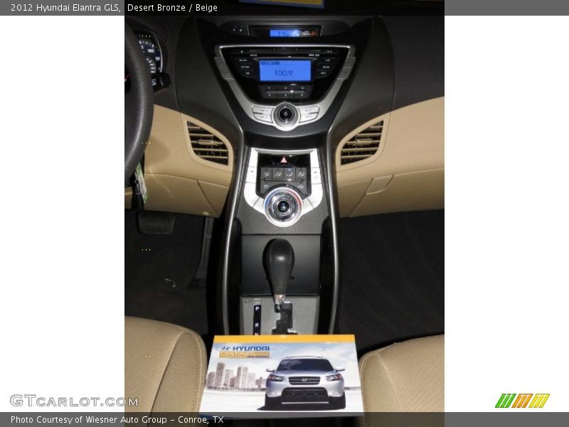 Desert Bronze / Beige 2012 Hyundai Elantra GLS