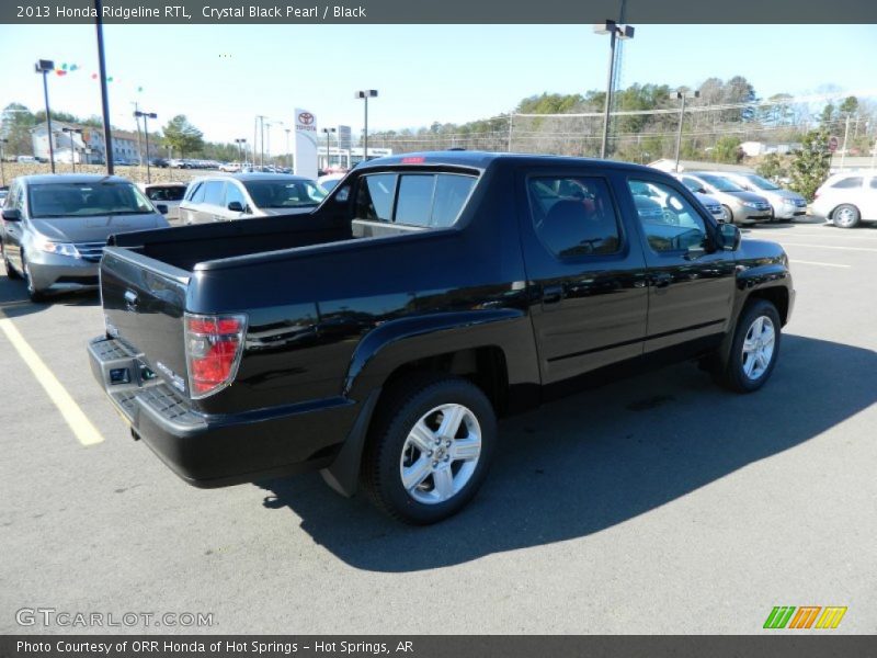 Crystal Black Pearl / Black 2013 Honda Ridgeline RTL